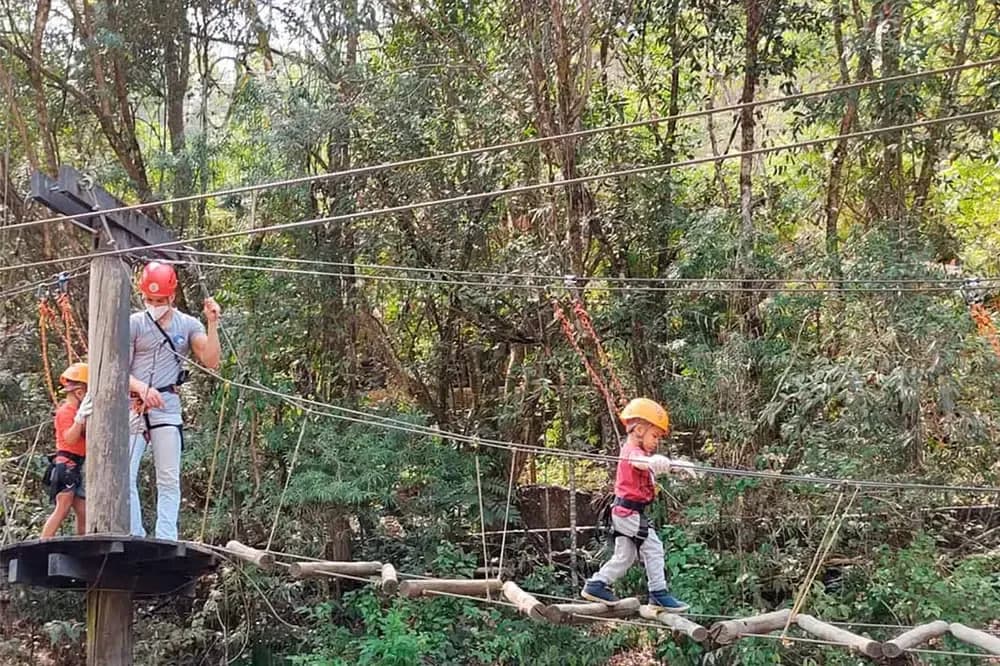 Arvorismo Kids + Tirolesa dos Sonhos na Rede dos Sonhos