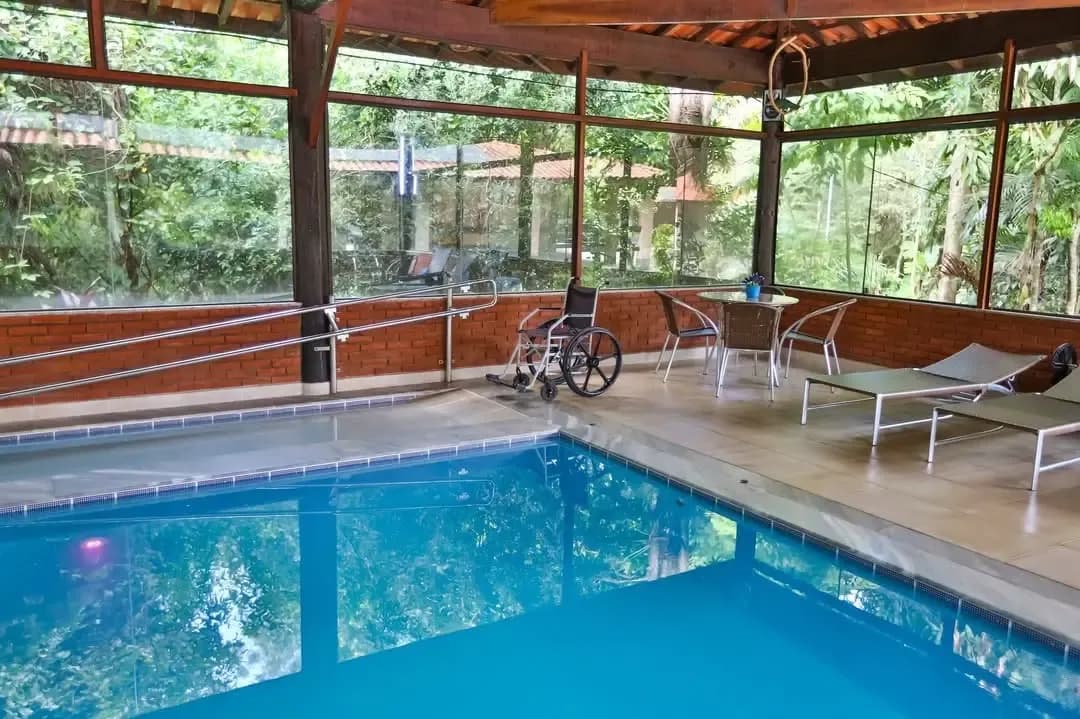 Conjunto aquático climatizado do Campo dos Sonhos