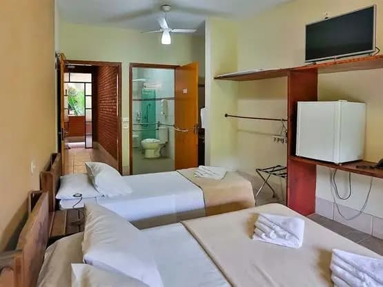 Apartamento adaptado para até 4 pessoas do Parque dos Sonhos