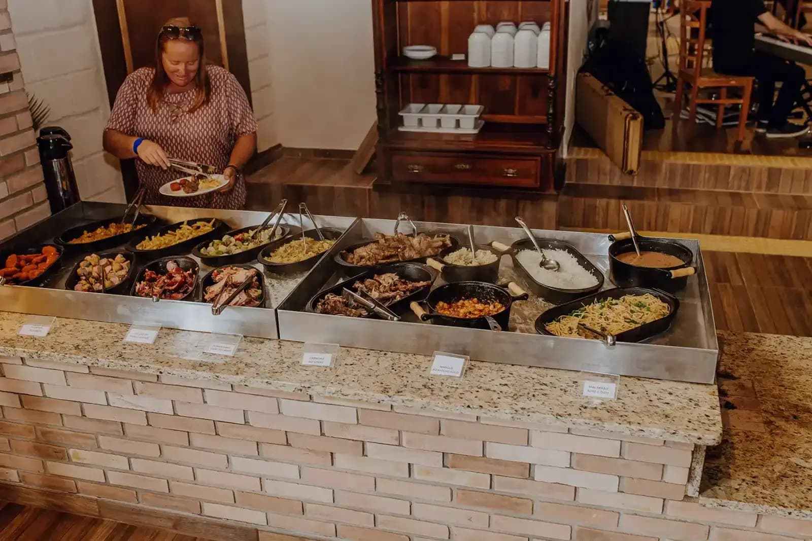 Almoço servido em uma das unidades da Rede dos Sonhos