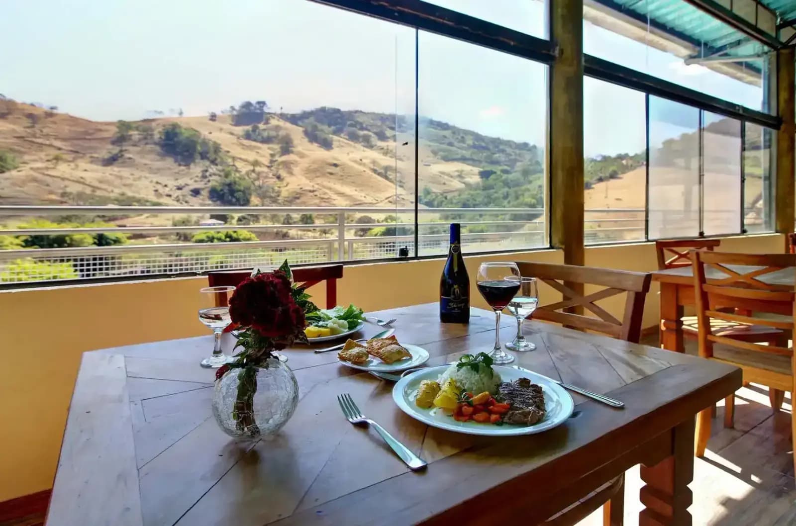 Restaurante panorâmico do Terra dos Sonhos