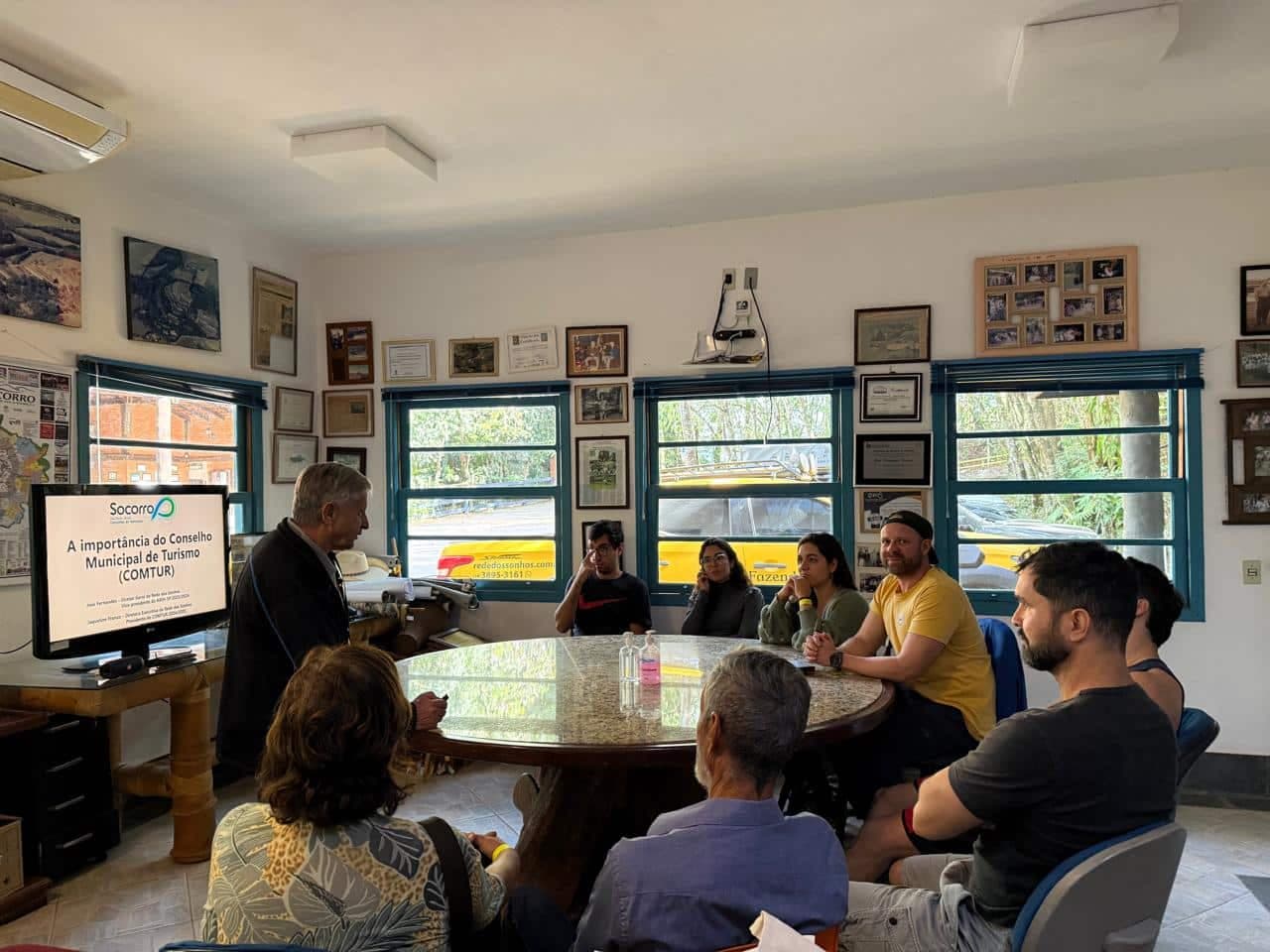Rede dos Sonhos recebe visita técnica do presidente do COMTUR de Caconde