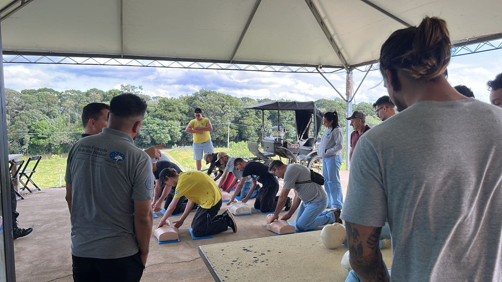 Curso de Primeiros Socorros fortalece preparo dos condutores e recreadores da Rede dos Sonhos