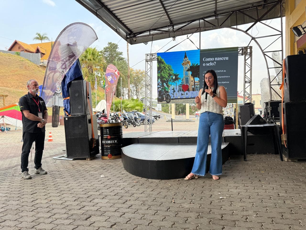 Jaqueline Franco palestra no 2º Congresso Brasileiro de Mototurismo em Socorro-SP