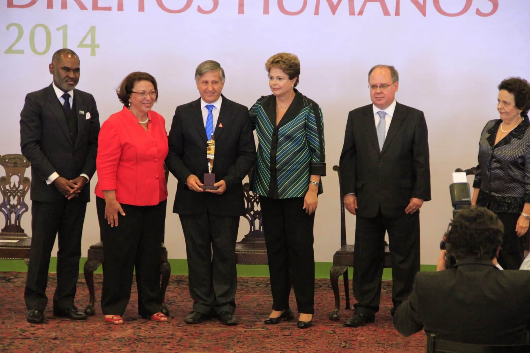 José Fernandes Franco Recebe o prêmio direitos humanos em Brasília