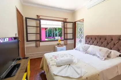 Suíte para casal com canil do Portal dos Sonhos